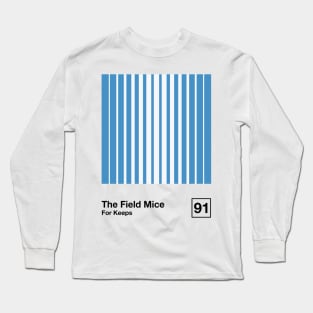 For Keeps / Original Minimalist Style Graphic Artwork Design Long Sleeve T-Shirt